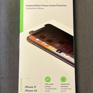 Belkin privacy screen protector for iPhone 11 and XR